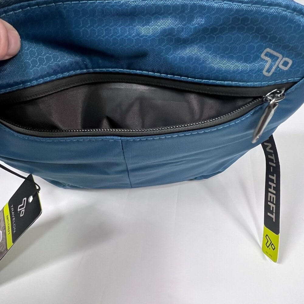 Travelon Blue Crossbody Bag - Picture 7 of 13